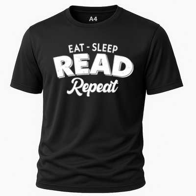 Funny Eat Sleep Read Repeat Book Lover Performance Shirt