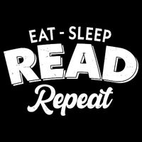 Funny Eat Sleep Read Repeat Book Lover Drawstring Bag
