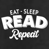 Funny Eat Sleep Read Repeat Book Lover Golf Towel