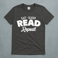 Funny Eat Sleep Read Repeat Book Lover T-Shirt
