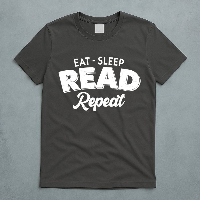 Funny Eat Sleep Read Repeat Book Lover T-Shirt