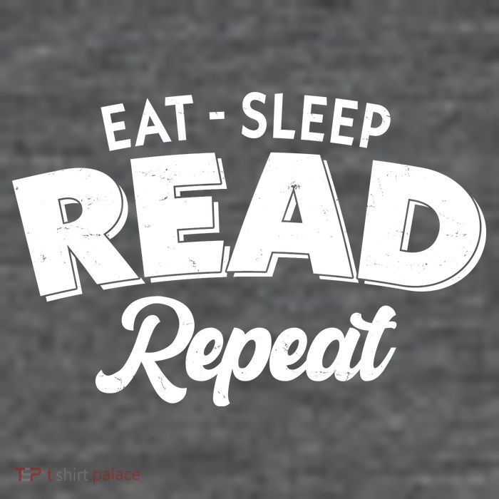 Funny Eat Sleep Read Repeat Book Lover Tall T-Shirt