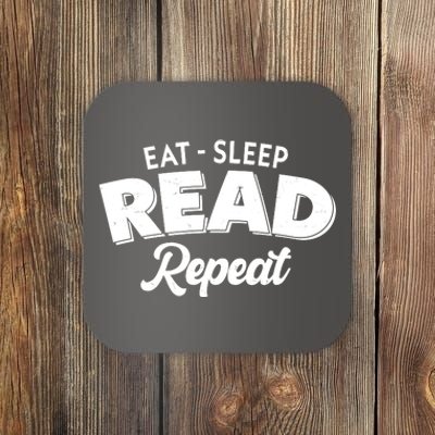 Funny Eat Sleep Read Repeat Book Lover Coaster