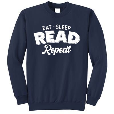 Funny Eat Sleep Read Repeat Book Lover Sweatshirt