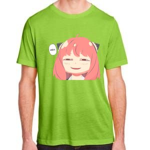 Funny Emotion Smile Heh. A Cute Girl For Family Holidays Adult ChromaSoft Performance T-Shirt