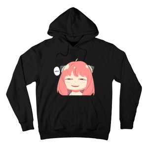 Funny Emotion Smile Heh. A Cute Girl For Family Holidays Hoodie