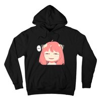 Funny Emotion Smile Heh. A Cute Girl For Family Holidays Hoodie