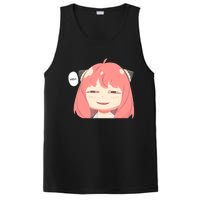 Funny Emotion Smile Heh. A Cute Girl For Family Holidays PosiCharge Competitor Tank