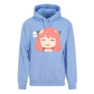 Funny Emotion Smile Heh. A Cute Girl For Family Holidays Unisex Surf Hoodie