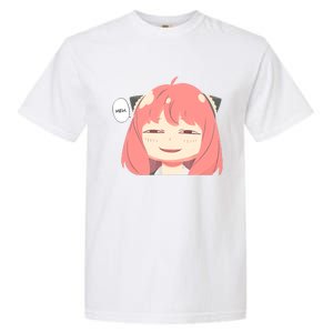 Funny Emotion Smile Heh. A Cute Girl For Family Holidays Garment-Dyed Heavyweight T-Shirt