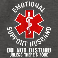 Funny Emotional Support Husband Do Not Pet Dad Humor Love Vector Backpack