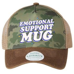 Funny Emotional Support Mug Blue Version Legacy Tie Dye Trucker Hat