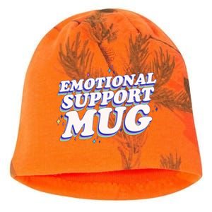 Funny Emotional Support Mug Blue Version Kati - Camo Knit Beanie