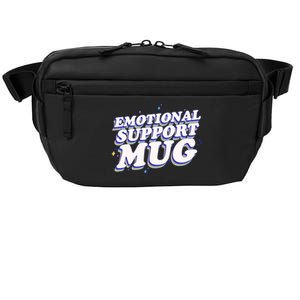 Funny Emotional Support Mug Blue Version Crossbody Pack