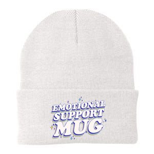 Funny Emotional Support Mug Blue Version Knit Cap Winter Beanie