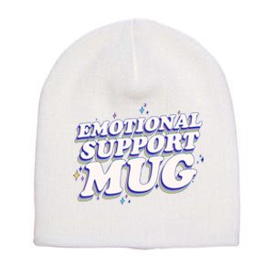 Funny Emotional Support Mug Blue Version Short Acrylic Beanie