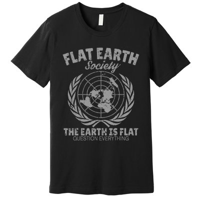 Flat Earth Society Premium T-Shirt