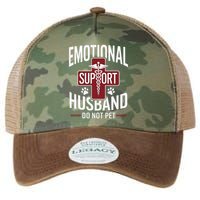 Funny Emotional Support Husband Do Not Pet Legacy Tie Dye Trucker Hat