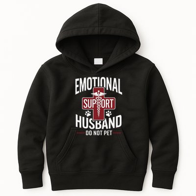 Funny Emotional Support Husband Do Not Pet Kids Hoodie