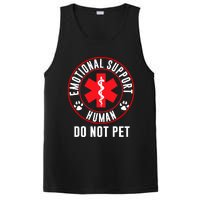 Funny Emotional Support Human Do Not Pet Gift Service Dog Love Humor Gift PosiCharge Competitor Tank