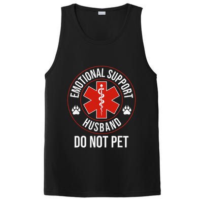 Funny Emotional Support Husband Do Not Pet PosiCharge Competitor Tank