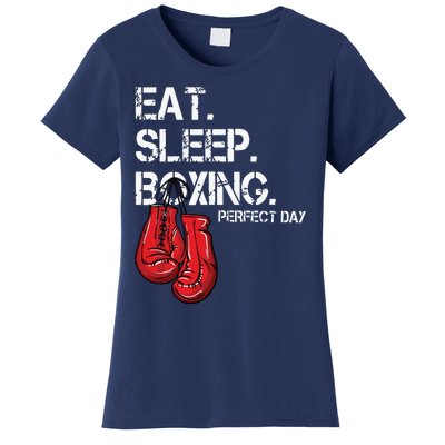 Funny Eat Sleep Repeat Boxing Lover Perfect Day Gift Women's T-Shirt