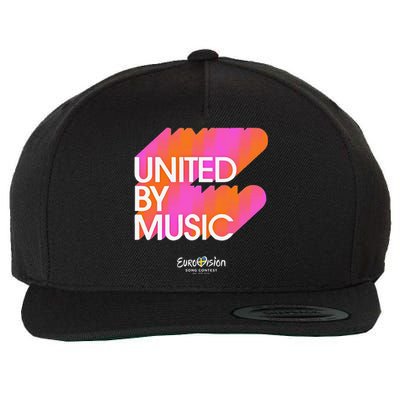 Funny Eurovision Song Eurovision 2024 United By Music Gift Wool Snapback Cap