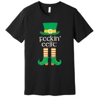 Feckin Eejit St. Patrick's Day Funny Irish Slang Saint Paddy Premium T-Shirt