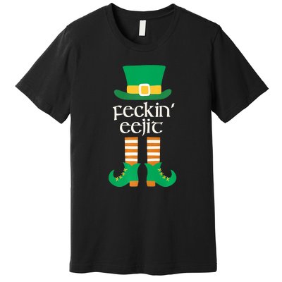 Feckin Eejit St. Patrick's Day Funny Irish Slang Saint Paddy Premium T-Shirt