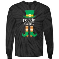 Feckin Eejit St. Patrick's Day Funny Irish Slang Saint Paddy Tie-Dye Long Sleeve Shirt