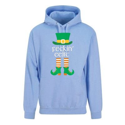 Feckin Eejit St. Patrick's Day Funny Irish Slang Saint Paddy Unisex Surf Hoodie