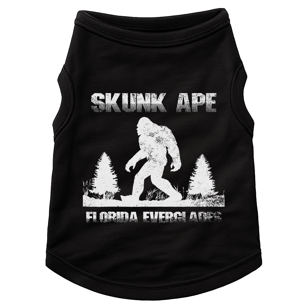 Florida Everglades Skunk Ape Bigfoot Retro Vintage Doggie Tank