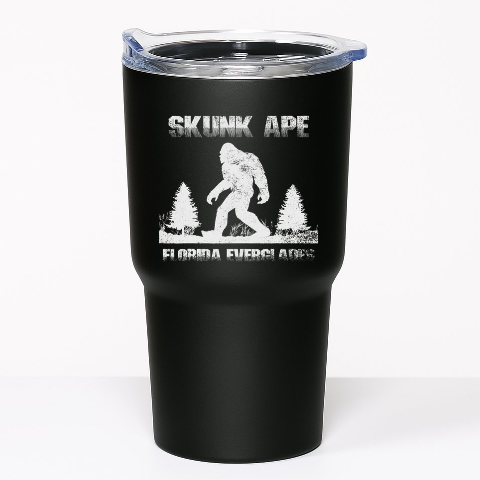 Florida Everglades Skunk Ape Bigfoot Retro Vintage Tumbler