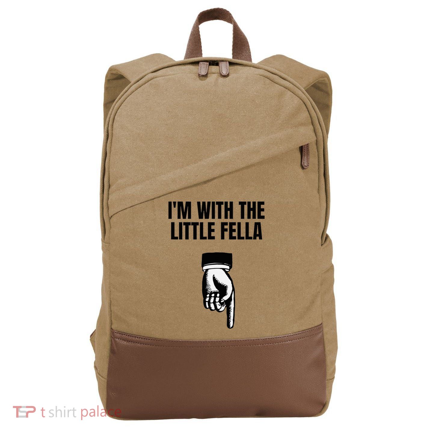 Funny Embarrassing Sarcastic Bachelor Party Joke Groom Cotton Canvas Backpack