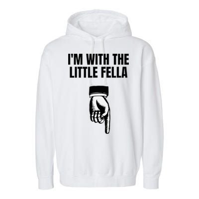 Funny Embarrassing Sarcastic Bachelor Party Joke Groom Garment-Dyed Fleece Hoodie