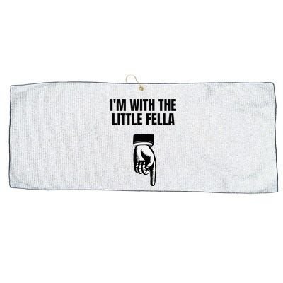 Funny Embarrassing Sarcastic Bachelor Party Joke Groom Large Microfiber Waffle Golf Towel