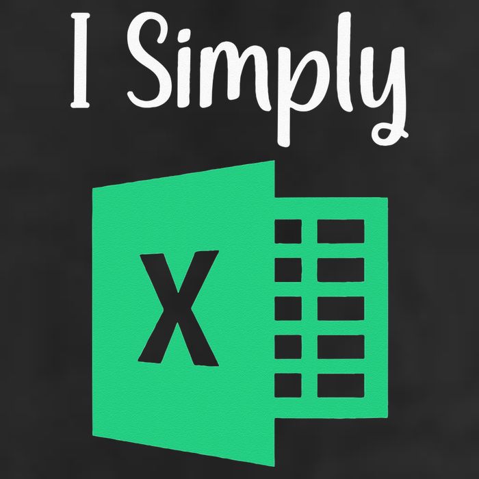 Funny Excel Spreadsheet Gift I Simply Excel Knit Cap Winter Beanie