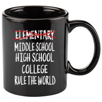 Funny Elementary School Graduation 6th Grade Graduation 11oz C Handle Ceramic Mug