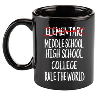 Funny Elementary School Graduation 6th Grade Graduation 11oz C Handle Ceramic Mug