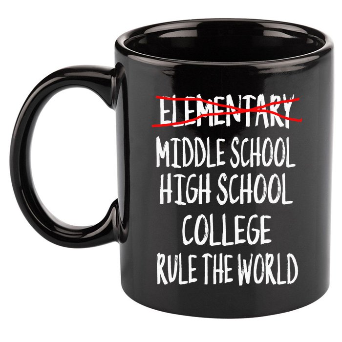 Funny Elementary School Graduation 6th Grade Graduation 11oz C Handle Ceramic Mug