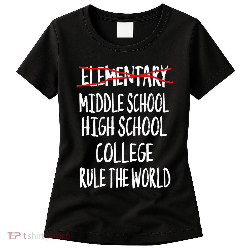 Funny Elementary School Graduation 6th Grade Graduation Womens T-Shirt