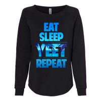 Funny Eat Sleep Yeet Repeat Vintage Womens California Wash Sweatshirt