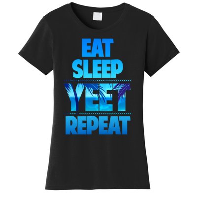 Funny Eat Sleep Yeet Repeat Vintage Women's T-Shirt