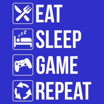 Funny Eat Sleep Game Repeat Gaming Funny Gift Funny Gift T-Shirt