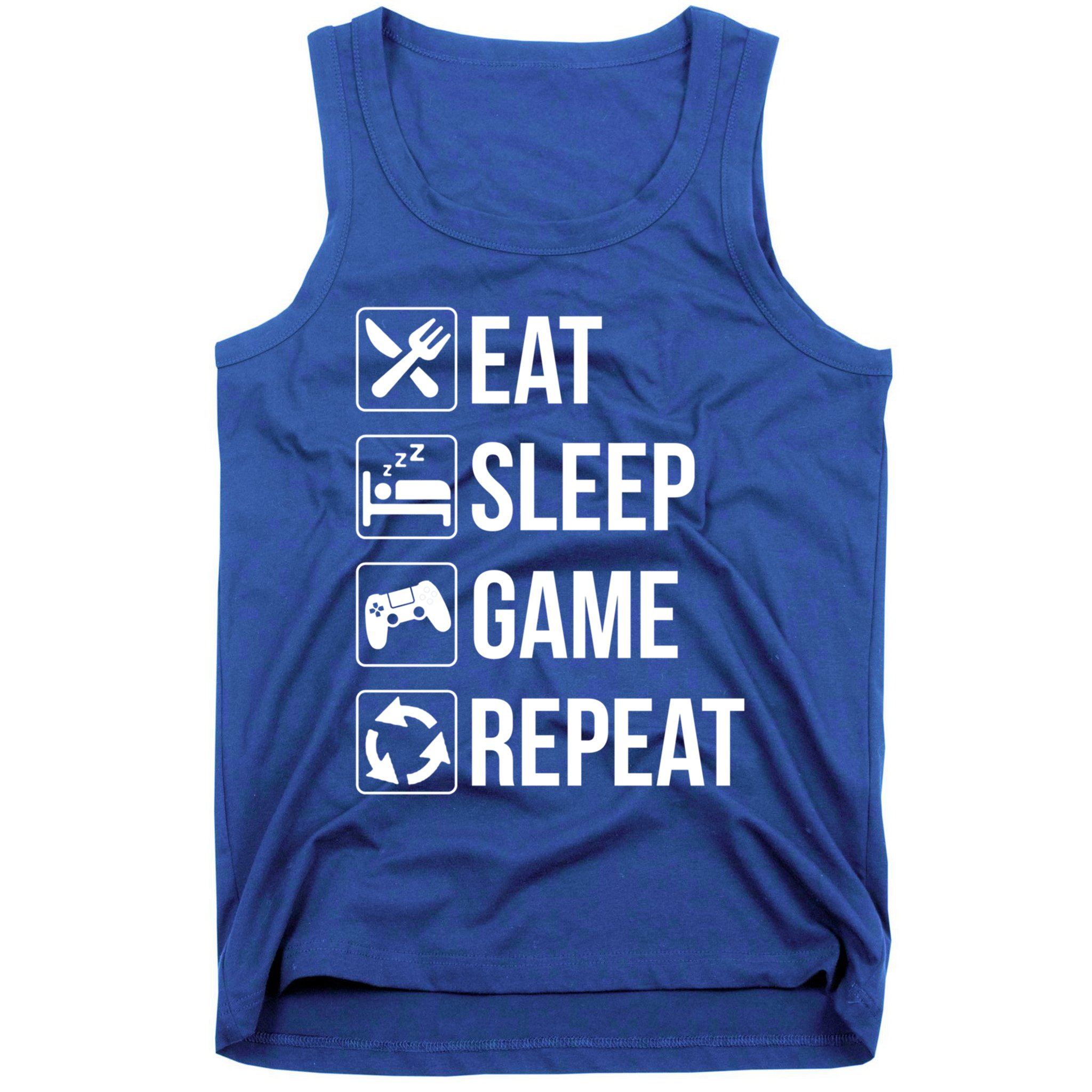 Funny Eat Sleep Game Repeat Gaming Funny Gift Funny Gift Tank Top