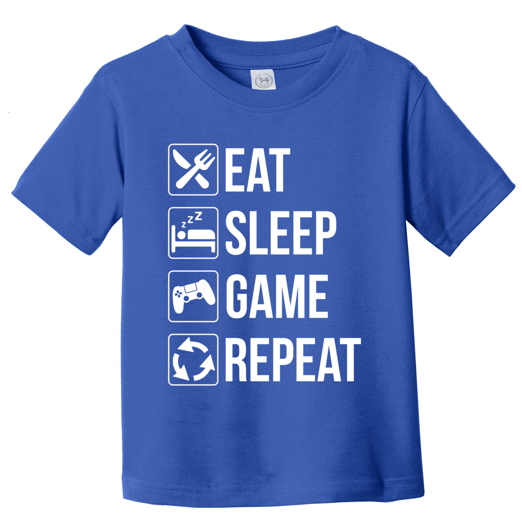 Funny Eat Sleep Game Repeat Gaming Funny Gift Funny Gift Toddler T-Shirt