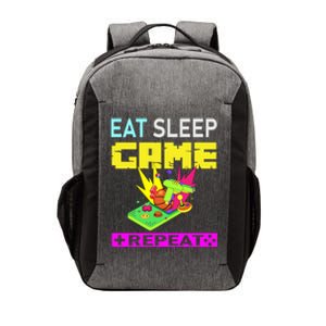 Funny Eat Sleep Game Repeat Design For Video Games Lovers Gift Vector Backpack