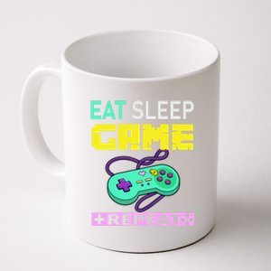 Funny Eat Sleep Game Repeat Tee For Video Games Lovers Cute Gift Coffee Mug