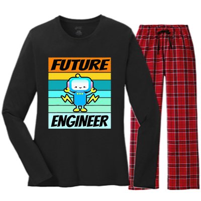 Future Engineer Software Engineering Women's Long Sleeve Flannel Pajama Set 