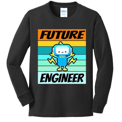 Future Engineer Software Engineering Kids Long Sleeve Shirt